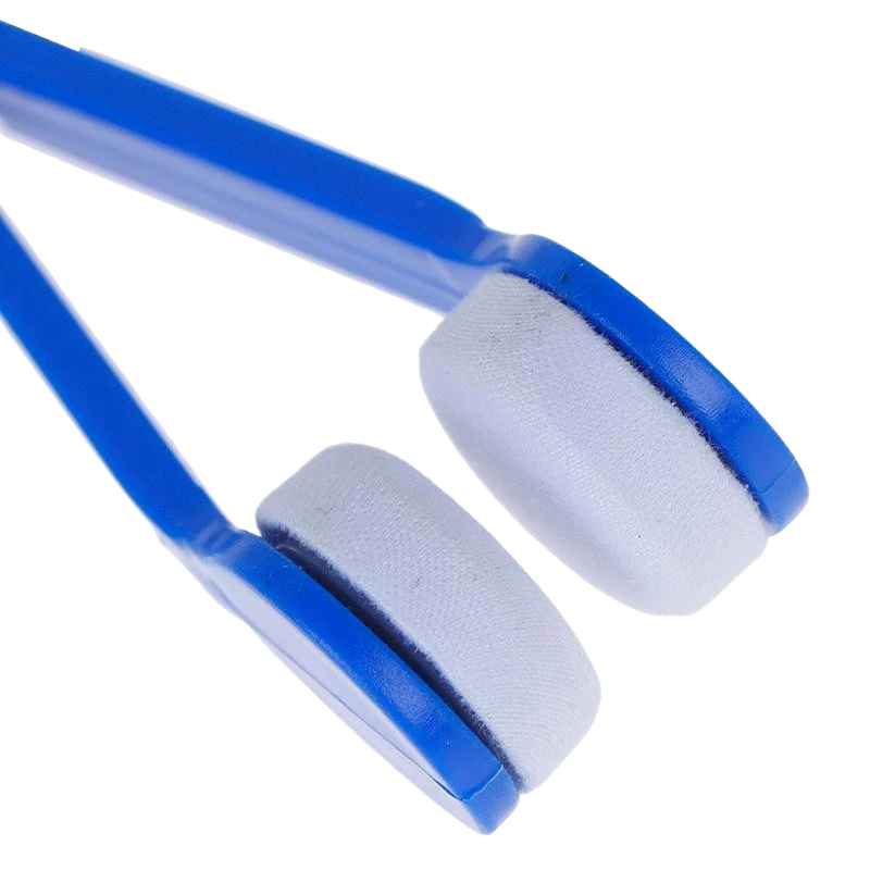Spazzola per Pulizia Occhiali 2-in-1 in Microfibra